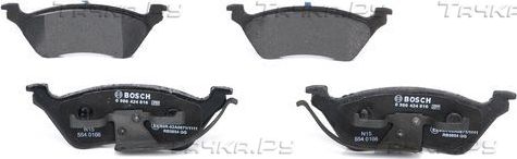 Тормозные колодки Bosch (Low-Metallic) задние для Dodge Caravan IV 2000-2007. Артикул 0 986 424 816
