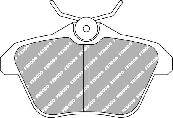 Тормозные колодки FERODO RACING DS2500. Артикул FCP995H