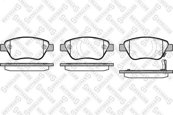 Тормозные колодки Stellox. Артикул 869 031B-SX