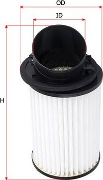 Воздушный фильтр Sakura для Honda Integra III 1993-2001. Артикул A-1631