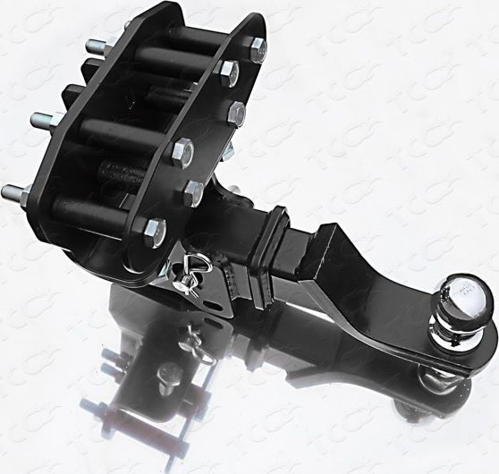 Фаркоп ТСС оцинкованный под американский квадрат для Toyota Land Cruiser 200 2007-2021. Артикул TCU00026