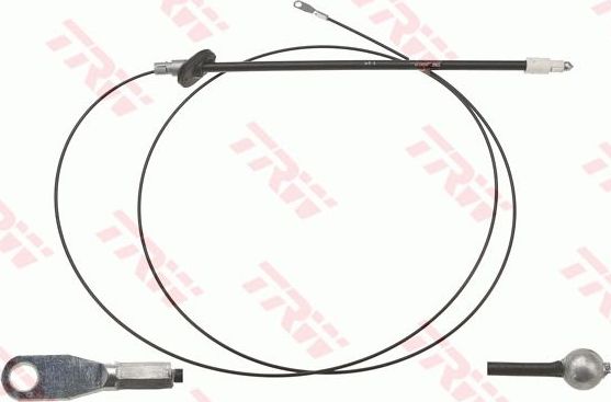 Трос ручника (тросик ручного тормоза) TRW. Артикул GCH739