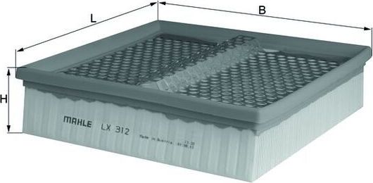 Воздушный фильтр Mahle. Артикул LX 312