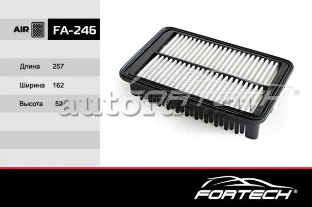 Фильтр воздушный HYUNDAI CRETA (2016>) FORTECH FA246 Fortech. Артикул FA246