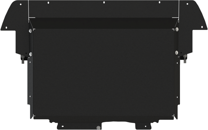 Защита Шериф (2 мм) для картера и КПП FAW Bestune T90 (1.5; 2.0 AT FWD) 2024-2026. Артикул 6354