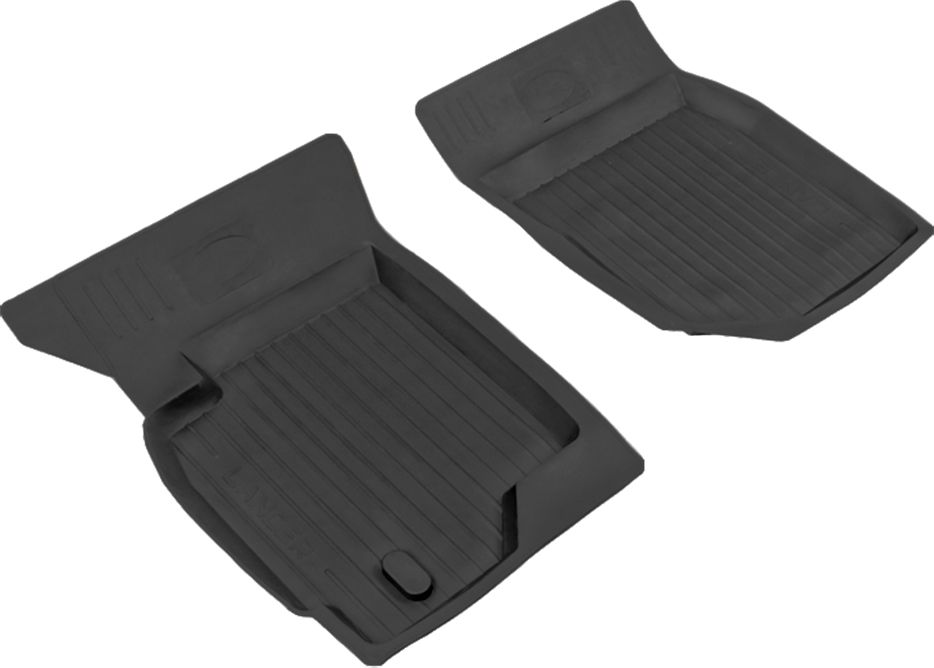 Коврики Rezkon резиновые передние для салона Mitsubishi Lancer 9 2003-2008. Артикул 1524010100