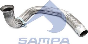 Гофра глушителя Sampa. Артикул 010.424