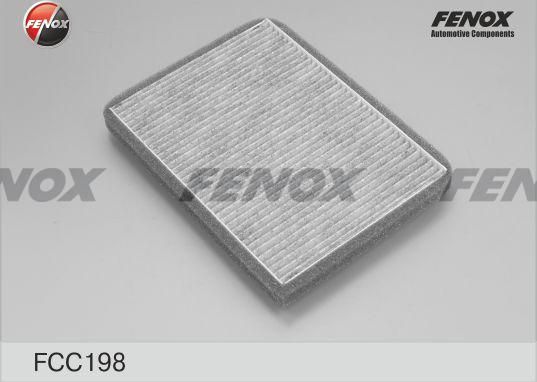 Салонный фильтр Fenox. Артикул FCC198