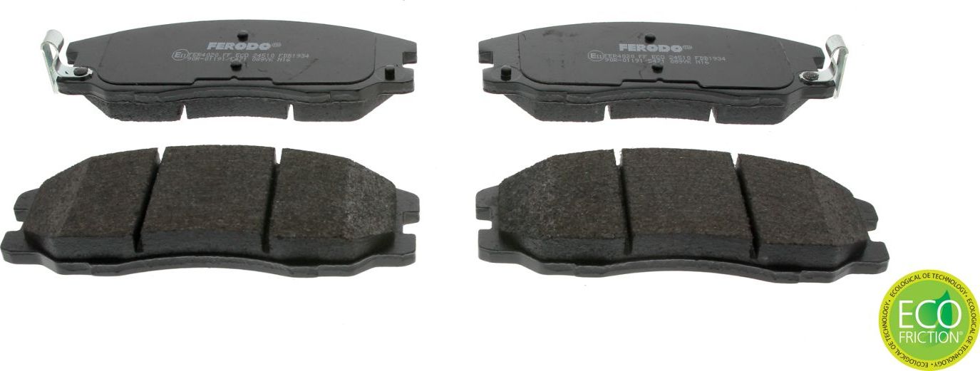 Тормозные колодки Ferodo Premier Eco Friction. Артикул FDB1934