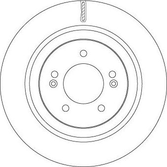 Тормозной диск TRW. Артикул DF6959