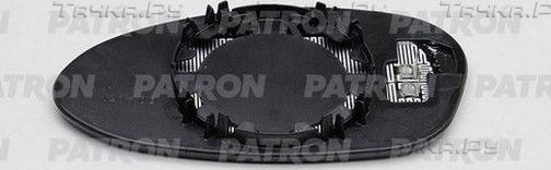 Зеркальное стекло бокового зеркала Patron правое для BMW 1 I (E81/E82/E87/E88) 2006-2012. Артикул PMG0412G02