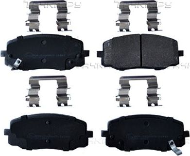 Тормозные колодки ASAM передние для Kia Picanto I 2004-2011. Артикул 55408
