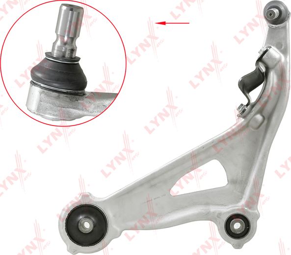 Поперечный рычаг передней подвески LYNXauto. Артикул B5163L