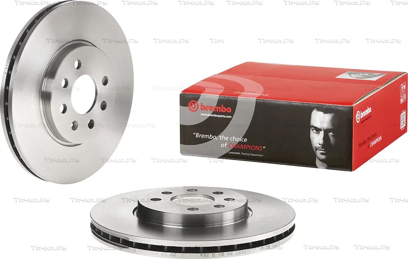 Тормозной диск Brembo передний для Opel Meriva A 2003-2010. Артикул 09.9159.10