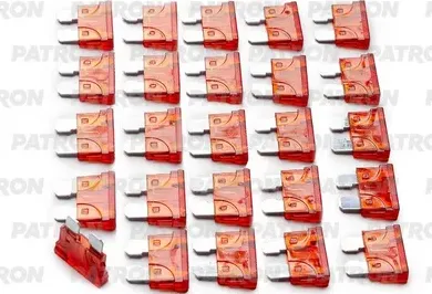 Предохранитель пласт.коробка 25шт ATC Fuse 10A красный PATRON PFS029 Patron. Артикул PFS029