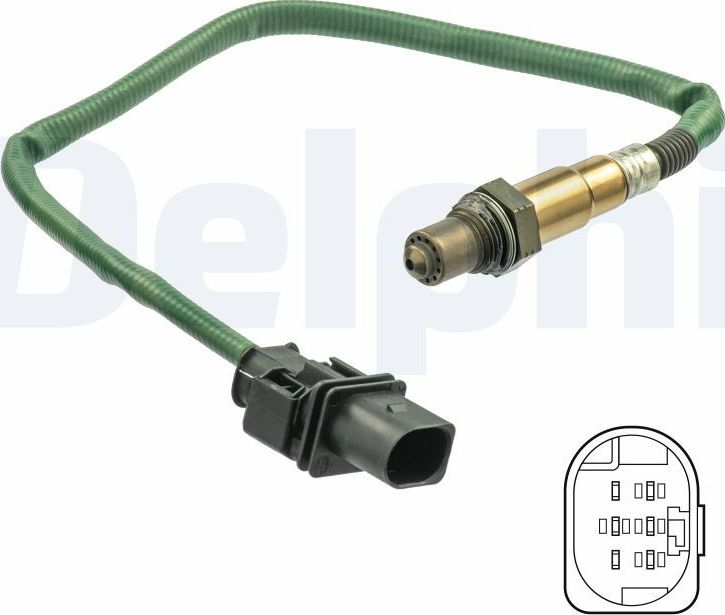 Лямбда-зонд (кислородный датчик) Delphi. Артикул ES20552-12B1