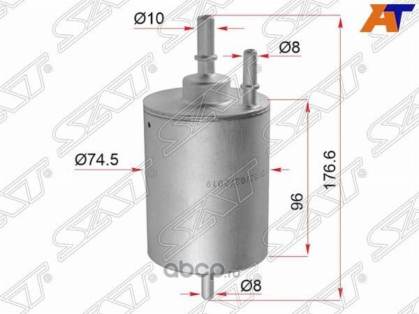 Фильтр топливный AUDI A4 1.8 4WD 00-08A6 2.43.0 (SAT). Артикул ST4F0201511D