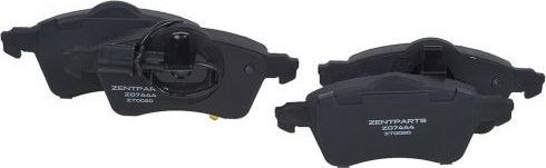 Тормозные колодки Zentparts передние для Volkswagen Transporter T4 1990-2003. Артикул Z07444