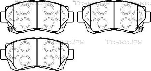 Тормозные колодки HSB. Артикул HP5034