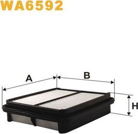 Воздушный фильтр WIX Filters. Артикул WA6592