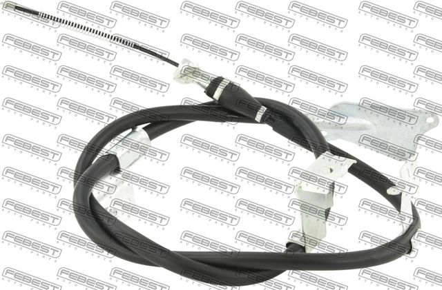 Трос ручника (тросик ручного тормоза) Febest левый для Nissan Almera Classic I 2006-2013. Артикул 0299-BCB10RSLH