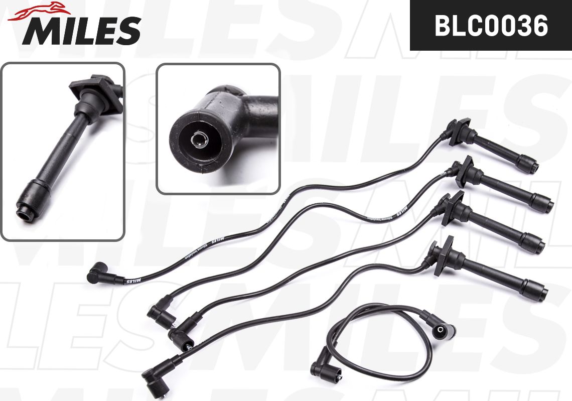 Высоковольтные провода (провода зажигания) (комплект) Miles. Артикул BLC0036