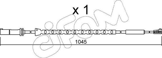 Датчик износа тормозных колодок  Metelli. Артикул SU.310