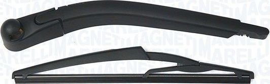 Поводок (рычаг) и щетка стеклоочистителя (дворника) Magneti Marelli. Артикул 000723180291