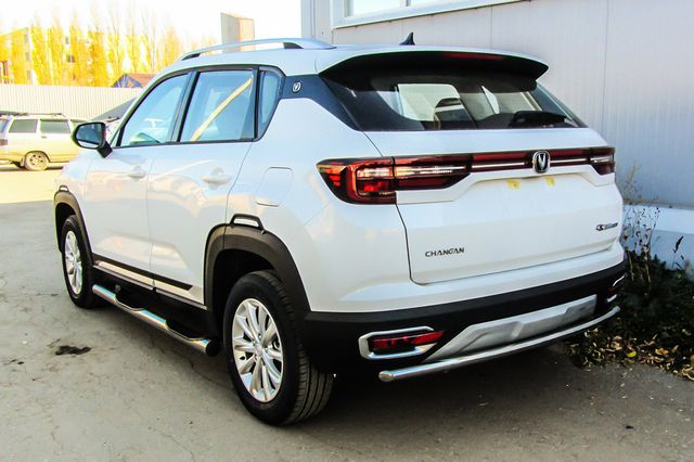 Защита Slitkoff заднего бампера D42 для Changan CS35 Plus 2019-2026. Артикул CHANCS35P-007