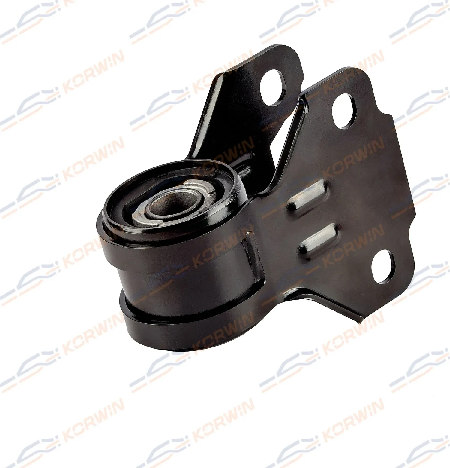 Сайлентблок переднего рычага задний с кронштейном L гарантия 1 год 30т км) (Korwin). Артикул KWAM0082