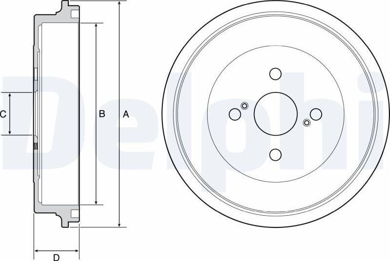 Тормозной барабан Delphi. Артикул BF560