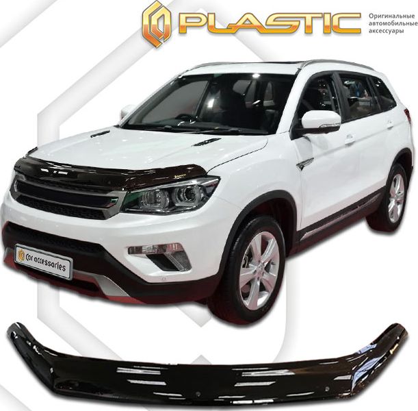 Дефлектор СА Пластик для капота (Classic черный) Changan CS75 2015-2026. Артикул 2010010114800