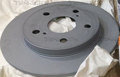 Тормозной диск Zimmermann Coat Z задний для Toyota Auris I 2007-2012. Артикул 590.2811.20
