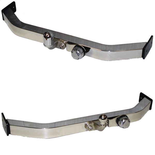 Фаркоп Baltex для Jeep Grand Cherokee WK2 2010-2014 (с декор. накладкой), кроме кроме SRT. Фланцевое крепление. Артикул 04194008