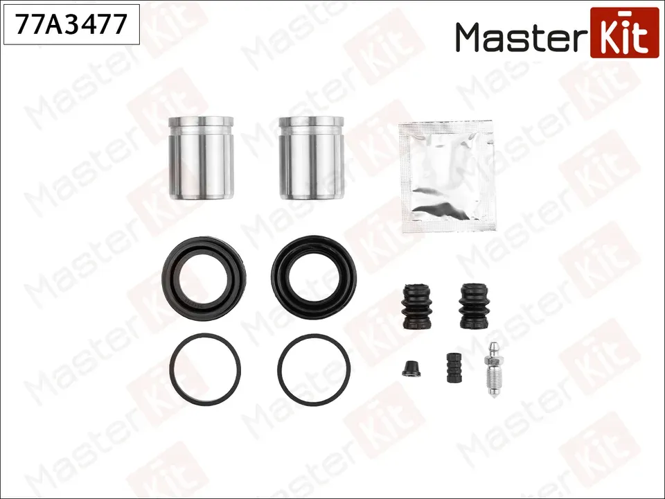 Ремкомплект тормозного суппорта+поршень | перед прав/лев | (Master KIT). Артикул 77A3477