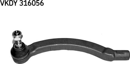 Наконечник рулевой тяги SKF. Артикул VKDY 316056