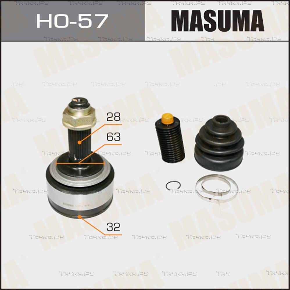 Шрус наружный (граната) Masuma передний для Honda CR-V II 2001-2007. Артикул HO-57