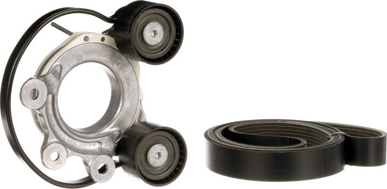 Приводной ремень поликлиновой с роликами (комплект) Gates Micro-V® Kit ESTART™. Артикул K018PK954EST