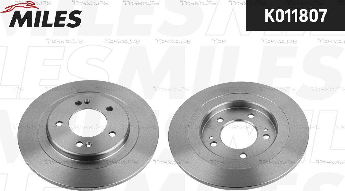 Тормозной диск Miles задний для Hyundai i40 I 2011-2026. Артикул K011807