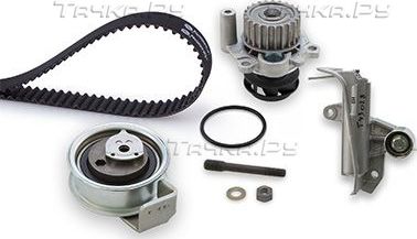 Помпа (водяной насос) с комплектом ремня ГРМ Gates PowerGrip® для Skoda Superb I 2001-2008. Артикул KP45491XS-1