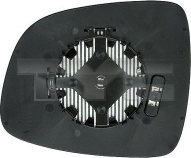 Зеркальное стекло бокового зеркала TYC. Артикул 335-0016-1