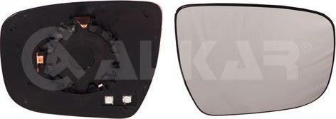 Зеркальное стекло бокового зеркала Alkar правое для Nissan Juke I 2014-2019. Артикул 6432624