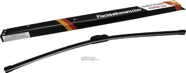 ЩЕТКА СТЕКЛООЧ-ЛЯ БЕСКАРКАСНАЯ 650 ММ 26 NORMA (Vettler). Артикул VENORMA650