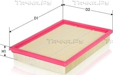 Воздушный фильтр  Tecneco Filters для Ford Edge II 2018-2026. Артикул AR1688PM