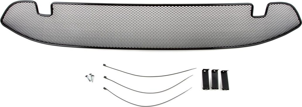 Сетка Arbori на решётку бампера, черная 10 мм для NISSAN Qashqai II до рестайлинга 2013-2019 для автомобилей с парктроником. Артикул 01-391314-101