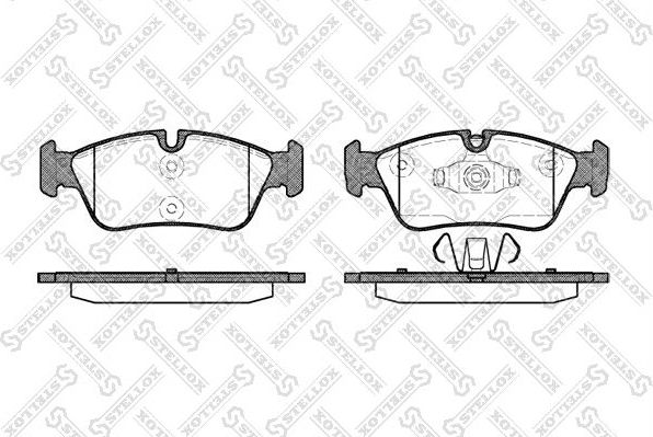 Тормозные колодки Stellox. Артикул 395 060-SX