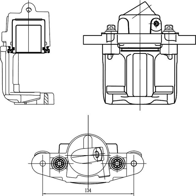 Тормозной суппорт Trialli. Артикул CF 413