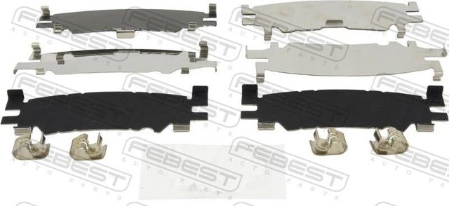 МОНТАЖНЫЙ КОМПЛЕКТ ДЛЯ ДИСКОВЫХ КОЛОДОК (НА ОБЕ СТОРОНЫ) Febest. Артикул 0103-AXVA70R