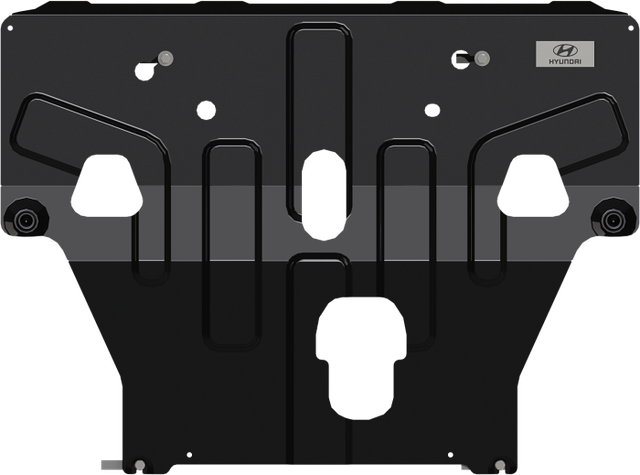 Защита Шериф (2 мм) для картера и КПП Hyundai Sonata VIII DN8 2020-2026. Артикул 10.4408