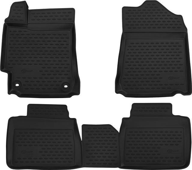 Коврики 3D Format c повышенной износостойкостью для салона Toyota Camry 50, 55 (V50, V55, XV50, XV55) 2014-2017. Артикул FORMAT.3D.48.63.210k
